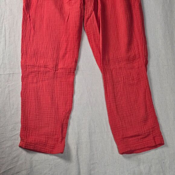 Saturday Sunday Anthropologie Isabel‎ Tie Front Jumpsuit Red Sleeveless Women XS - Picture 11 of 16